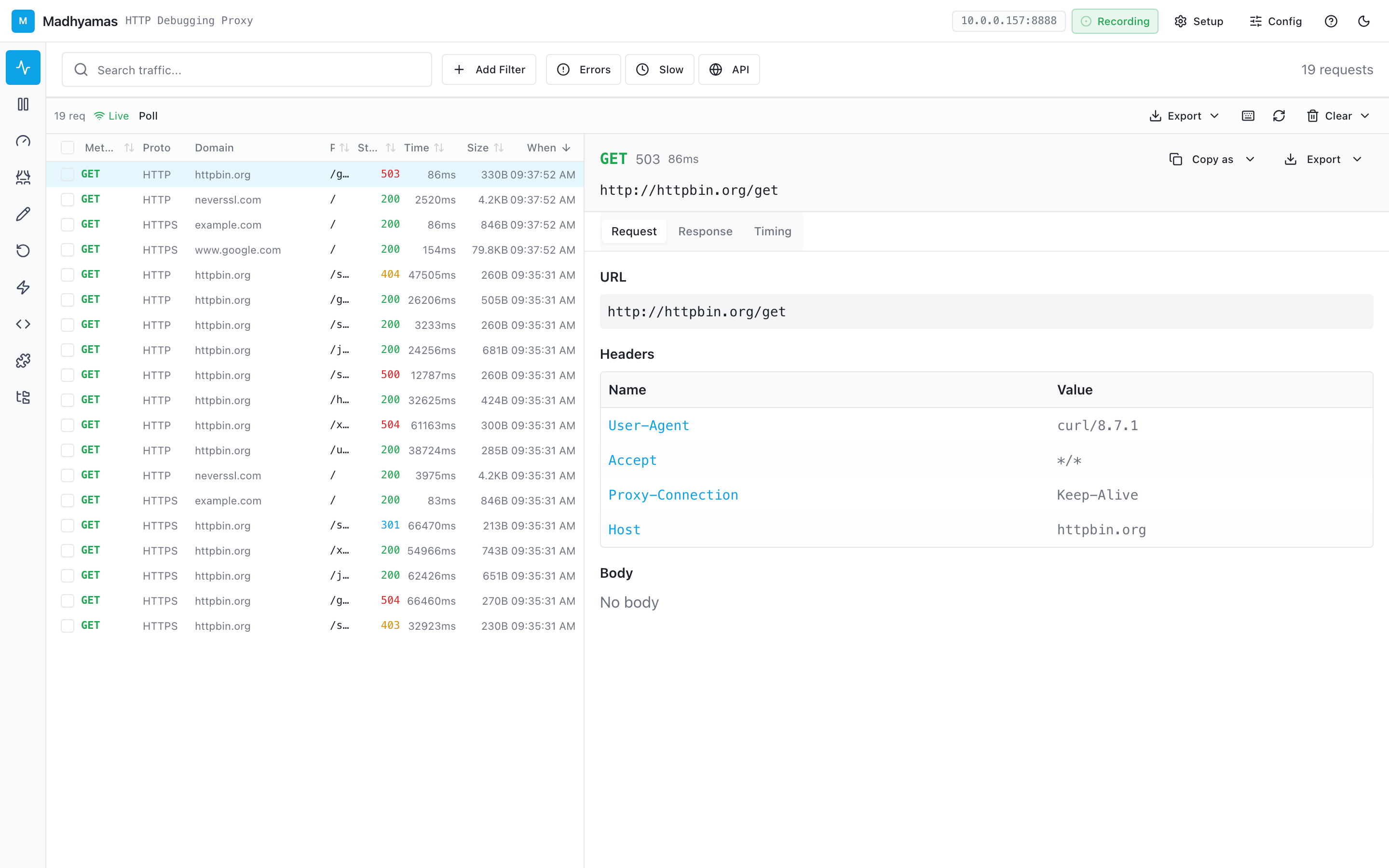 Madhyamas Dashboard